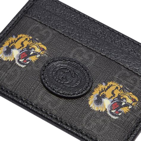 gucci tiger card holder|best gucci card holder.